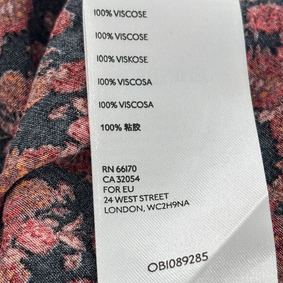 Free People Red Provence Floral Mini Dress - Picture 11 of 12